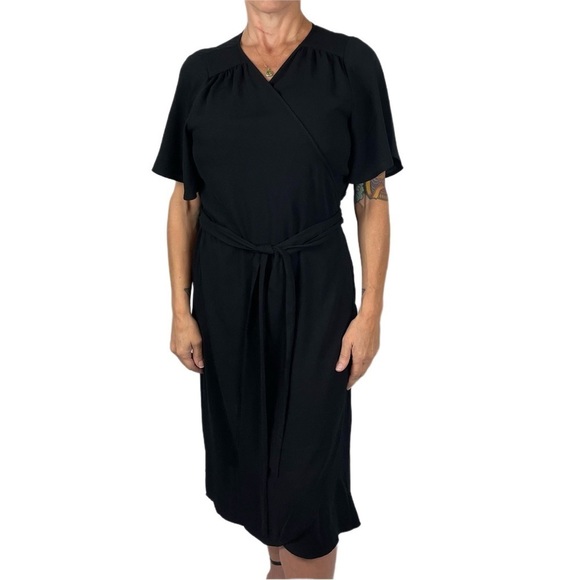 Halogen little black wrap dress! Nordstrom - Picture 2 of 6